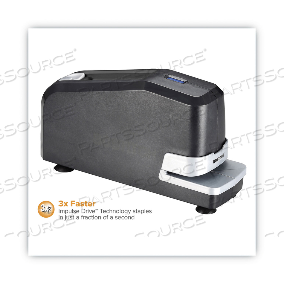 IMPULSE 30 ELECTRIC STAPLER, 30-SHEET CAPACITY, BLACK by Bostitch IMPULSE 30 ELECTRIC STAPLER, 30-SHEET CAPACITY, BLACK by Bostitch