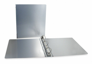 3-RING BINDER 1 SILVER by Saunders