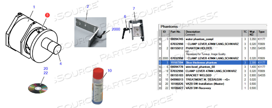 SLICE THICKNESS PHANTOM 