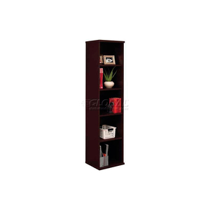 SINGLE BOOKCASE WITH 5 SHELVES - MOCHA CHERRY - SERIES C by Bush Industries