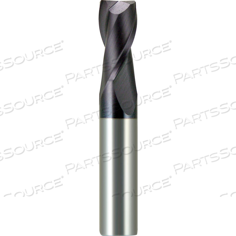 1" DIA., 1" SHANK, 1-1/2" LOC, 4" OAL, 2 FLUTE SOLID CARBIDE SINGLE END MILL, ALTIN 