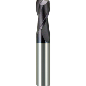 1" DIA., 1" SHANK, 1-1/2" LOC, 4" OAL, 2 FLUTE SOLID CARBIDE SINGLE END MILL, ALTIN by Melin Tool Company