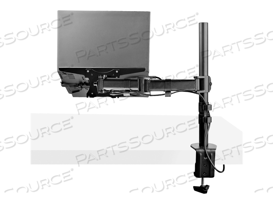 LAPTOP DESK MOUNT, MONITOR AND LAPTOP MOUNT FOR DESK, DISPLAYS 34IN (8KG/17.6LB) & LAPTOPS (4.5KG/9.9LBS), ADJUSTABLE & ARTICULATING VESA LA by StarTech.com Ltd. LAPTOP DESK MOUNT, MONITOR AND LAPTOP MOUNT FOR DESK, DISPLAYS 34IN (8KG/17.6LB) & LAPTOPS (4.5KG/9.9LBS), ADJUSTABLE & ARTICULATING VESA LA by StarTech.com Ltd.