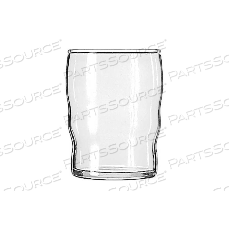 BEVERAGE GLASS GOVERNOR CLINTON HEAT TREATED 8 OZ., 48 PACK 