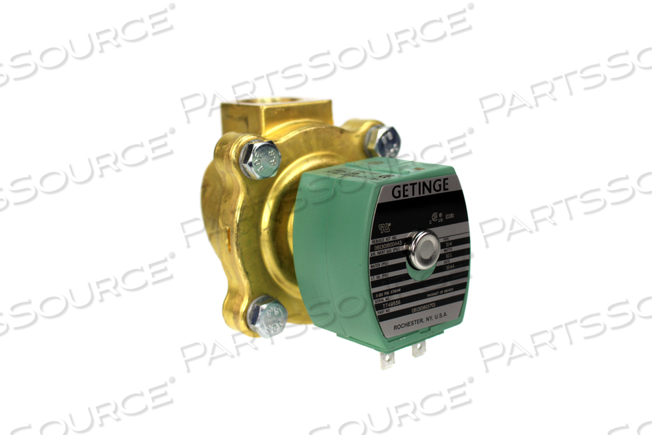 2 WAY SOLENOID VALVE, 3/4 IN by Getinge USA Sales, LLC