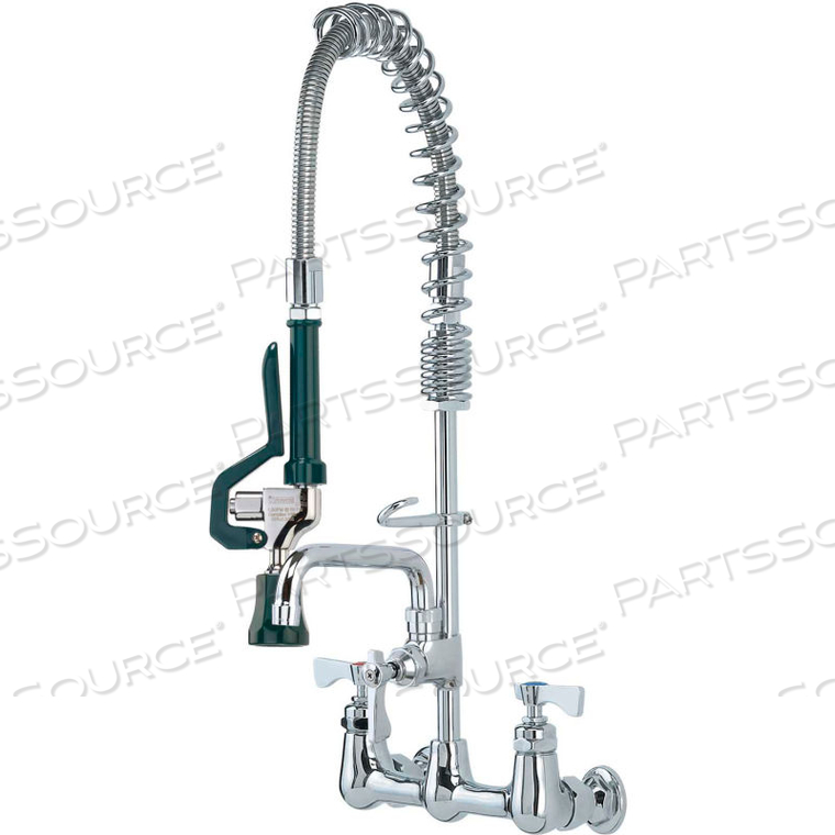 ROYAL SERIES 8" SPACE SAVER PRE-RINSE W/ FAUCET, 8" SPOUT, WALL MOUNT LOW LEAD by Krowne