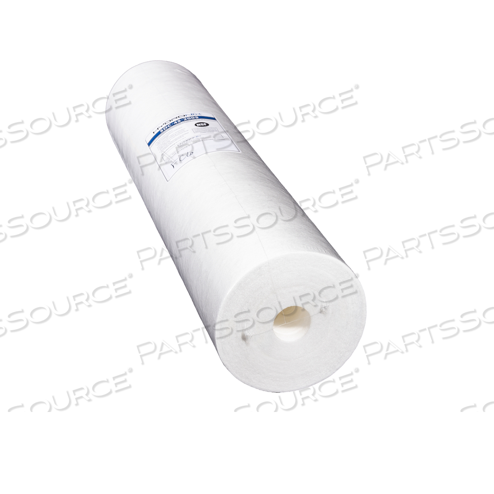 5 MICRON, 4.5" X 20" SEDIMENT DEPTH CARTRIDGE PRE-FILTER (6/CASE) by Hydronix