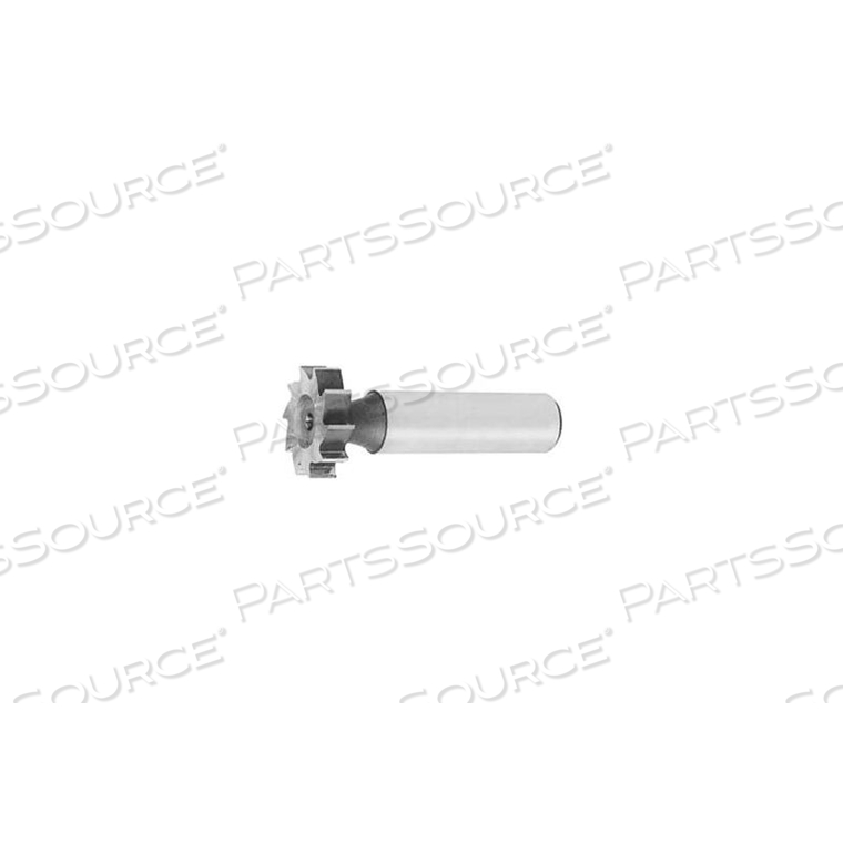 HSS STRAIGHT TOOTH, WOODRUFF KEYSEAT CUTTER, #204, 1/2" DIA X 1/16" FACE 