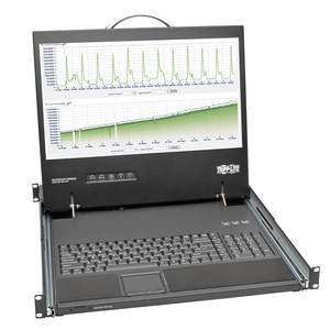RACKMOUNT KVM CONSOLE 1U SHORT-DEPTH W 19" LCD TAA by Tripp Lite