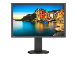 MULTISYNC MONITOR, 1920 X 1200, 25 W, BLACK, 1000:1, 24 IN, 21.9 IN X 14.9 TO 20.8 IN, 178 DEG VERTICAL, 178 DEG HORIZONTAL by NEC Display Solutions of America
