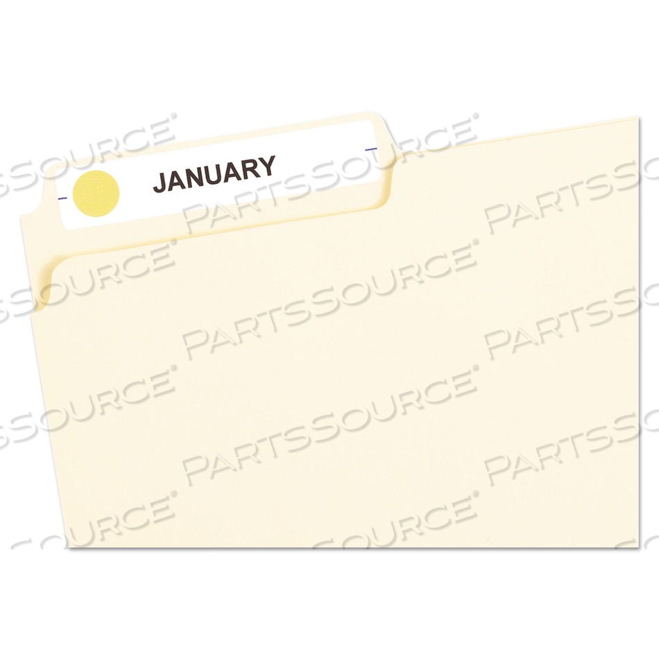 HANDWRITE ONLY SELF-ADHESIVE REMOVABLE ROUND COLOR-CODING LABELS, 0.5" DIA, NEON ORANGE, 60/SHEET, 14 SHEETS/PACK, (5062) by Avery