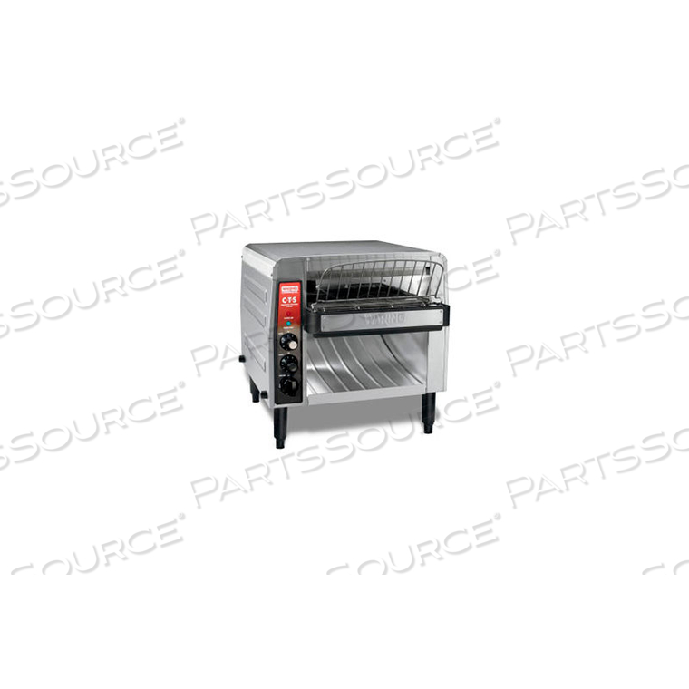 COMMERCIAL CONVEYOR TOASTER, 1,000 SLICES PER HOUR, 208V by Conair COMMERCIAL CONVEYOR TOASTER, 1,000 SLICES PER HOUR, 208V by Conair