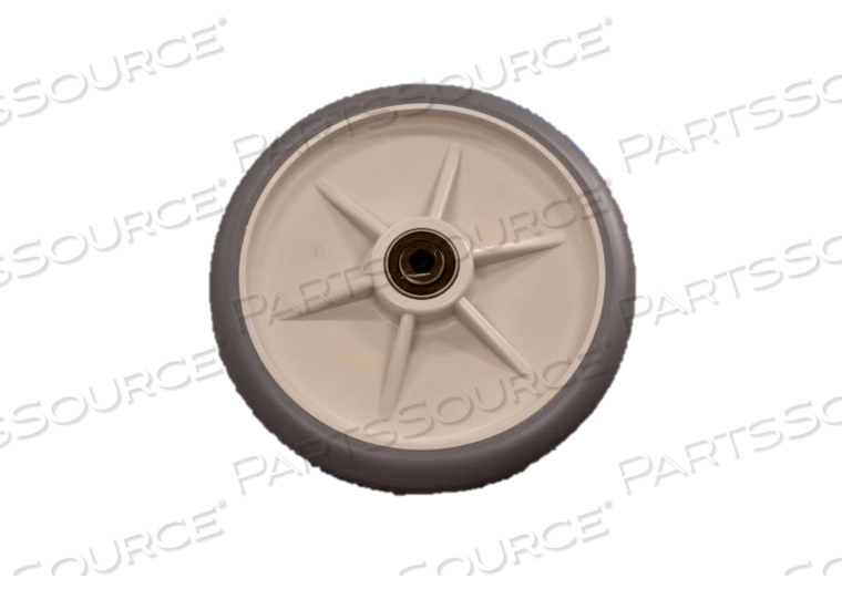 8 IN WHEEL FOR STRYKER M-SERIES STRETCHERS 1-1/2 IN HUB LENGTH, BLACK 