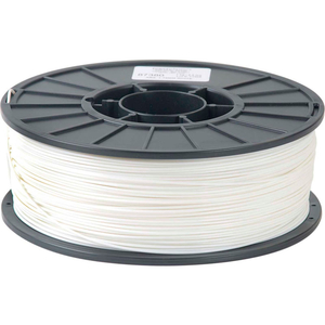 PREMIUM 3D PRINTER FILAMENT, ABS, 1 KG, 1.75 MM, WHITE by Toner Plastics