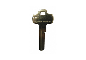 KEY BLANK BEST LOCK STANDARD WB KEYWAY by Best