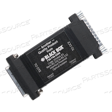 RS-232 115.2KBPS DB25 MALE TO DB25 FEMALE OPTO ISOLATOR 