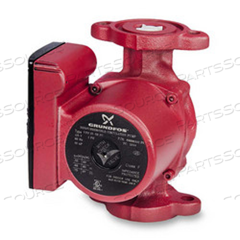 52722514 115V 3 SPEED 1/6 HP CAST IRON FLANGED CIRCULATOR INCLUDES CHECK VALVE by Grundfos