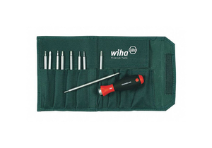 BLADE SET COMBINATION CRM-72 TOOL STEEL HARD CHROMED SLOTTED/PHILLIPS/TORX/HEX HEAD by Wiha Tools BLADE SET COMBINATION CRM-72 TOOL STEEL HARD CHROMED SLOTTED/PHILLIPS/TORX/HEX HEAD by Wiha Tools