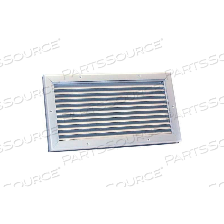 ALUMINUM DOOR LOUVER 16" X 8" by Air Conditioning Products Company ALUMINUM DOOR LOUVER 16" X 8" by Air Conditioning Products Company