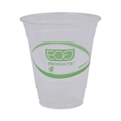 GREENSTRIPE RENEWABLE AND COMPOSTABLE COLD CUPS CONVENIENCE PACK, 12 OZ, CLEAR, 50/PACK by Eco-Products