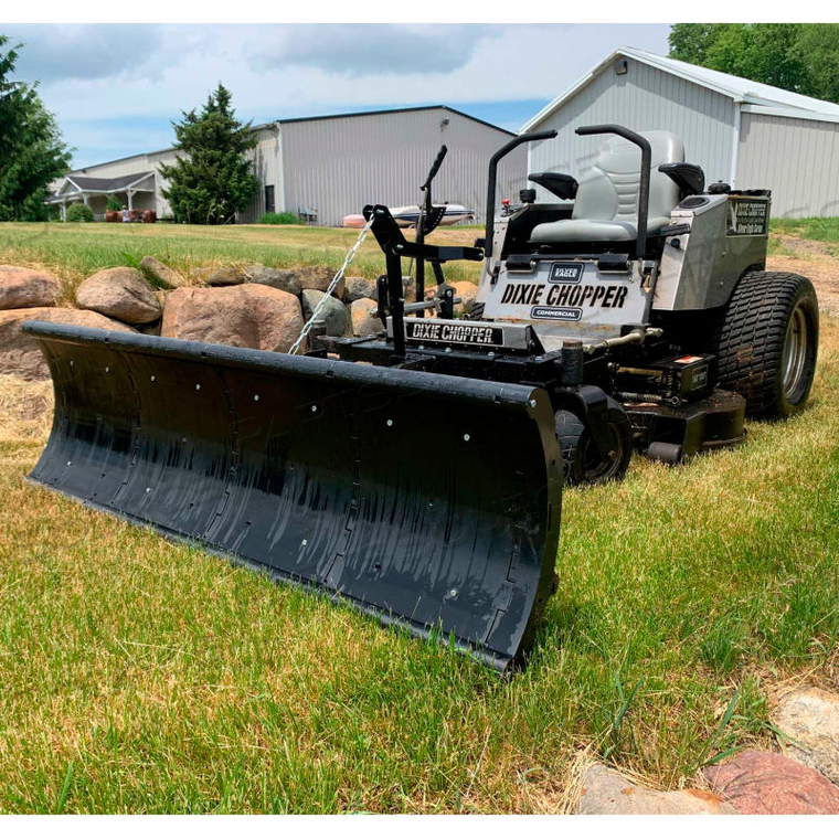 49"W X 19-1/2"H SNOW PLOW FOR ZERO TURN MOWERS - UNIVERSAL MOUNT by Nordic Plow LLC