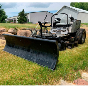 49"W X 19-1/2"H SNOW PLOW FOR ZERO TURN MOWERS - UNIVERSAL MOUNT by Nordic Plow LLC