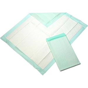 DELUXE DISPOSABLE FLUFF AND POLYMER UNDERPADS, 30" X 36", GREEN, 75/CASE by Medline Industries, Inc.