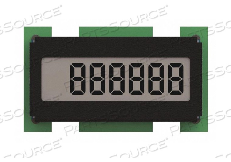 ELECTRONIC COUNTER 6 DIGITS LCD by ENM