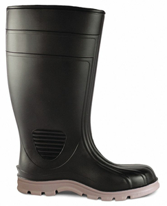 RUBBER BOOT MEN'S 5 KNEE BLACK PR by Talon Trax