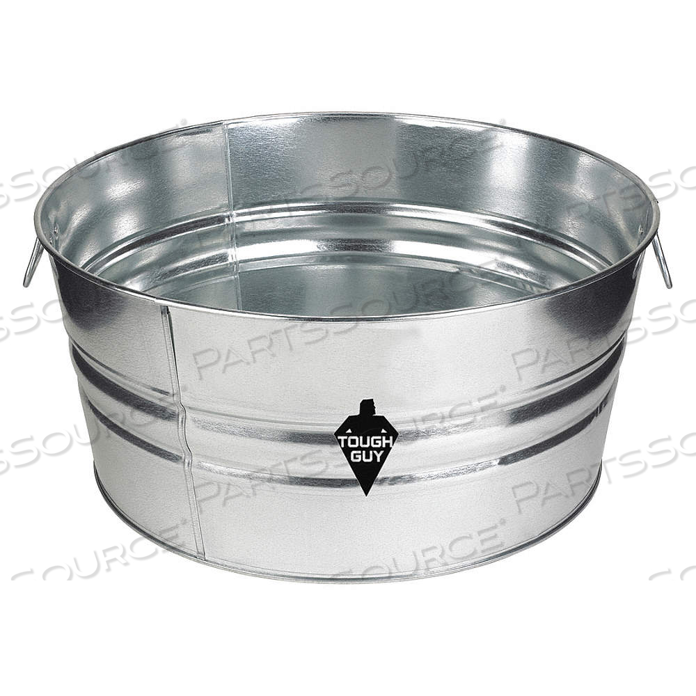 UTILITY TUB, 11 GAL CAPACITY, 20 1/2 IN OVERALL WD, 11 IN OVERALL HT, SILVER by Approved Vendor UTILITY TUB, 11 GAL CAPACITY, 20 1/2 IN OVERALL WD, 11 IN OVERALL HT, SILVER by Approved Vendor