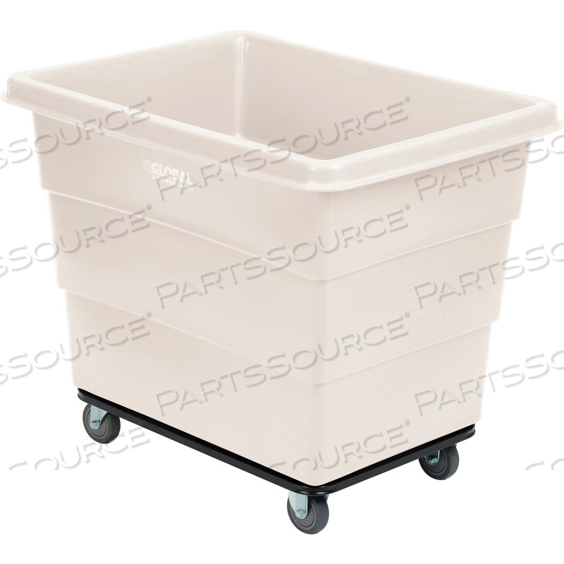 PLASTIC BULK BOX TRUCK, 12 BUSHEL, STEEL CHASSIS BASE WHITE by Approved Vendor PLASTIC BULK BOX TRUCK, 12 BUSHEL, STEEL CHASSIS BASE WHITE by Approved Vendor
