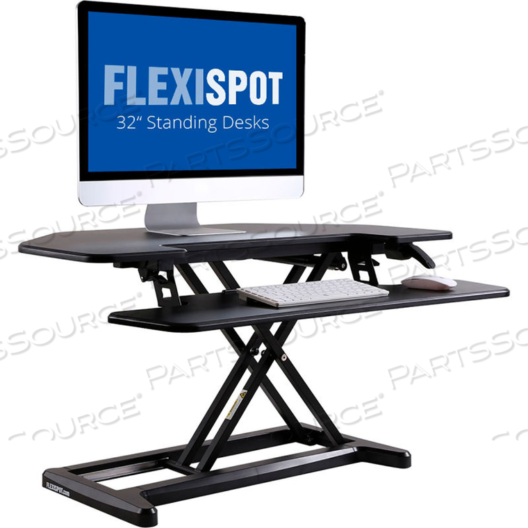 FLEXISPOT 36" ALCOVERISER STANDING DESK CONVERTER, BLACK 