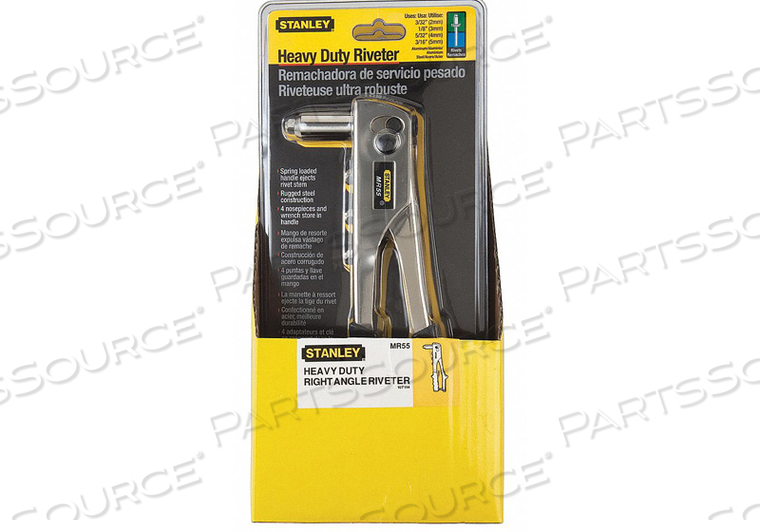 RIVETER RIGHT ANGLE STEEL SPRING LOADED by Stanley
