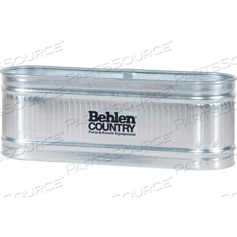 STEEL STOCK TANK ROUND END APPROXIMATELY 140 GALLON by Behlen Mfg. STEEL STOCK TANK ROUND END APPROXIMATELY 140 GALLON by Behlen Mfg.