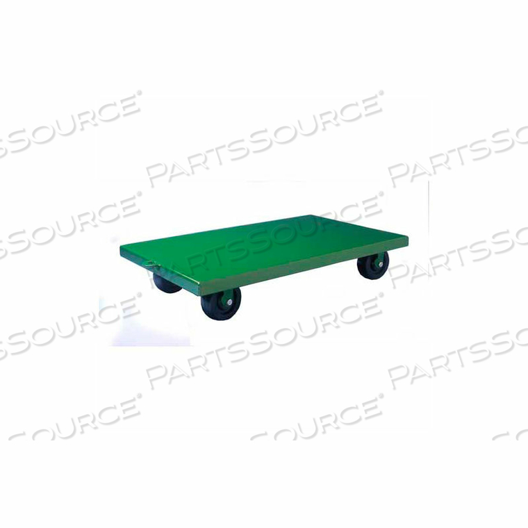 STEEL DOLLY - LIP-DOWN - 24" X 36" - 4" HARD RUBBER WHEELS - 1600 LB. CAPACITY by Fairbanks Scale STEEL DOLLY - LIP-DOWN - 24" X 36" - 4" HARD RUBBER WHEELS - 1600 LB. CAPACITY by Fairbanks Scale