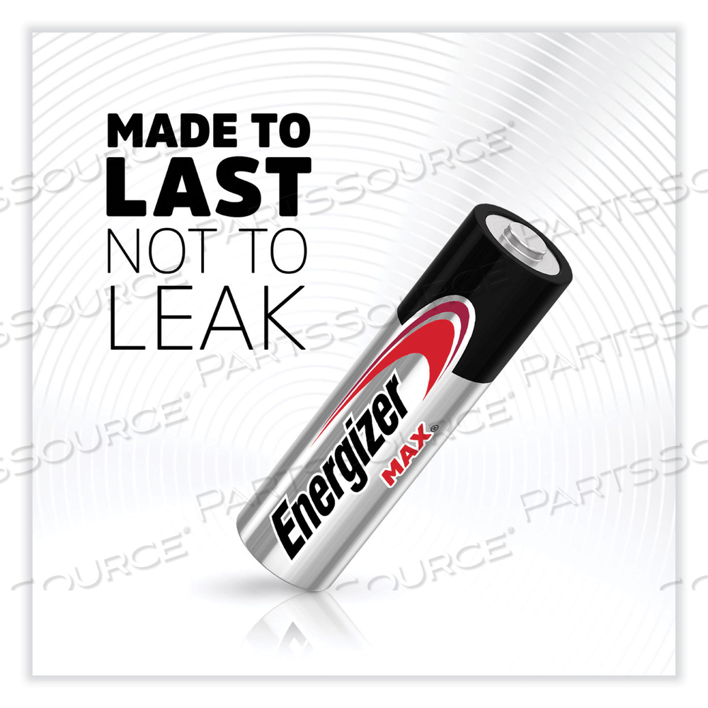 MAX AA ALKALINE BATTERIES, 1.5 V, 4/PACK, 6 PACKS/BOX 