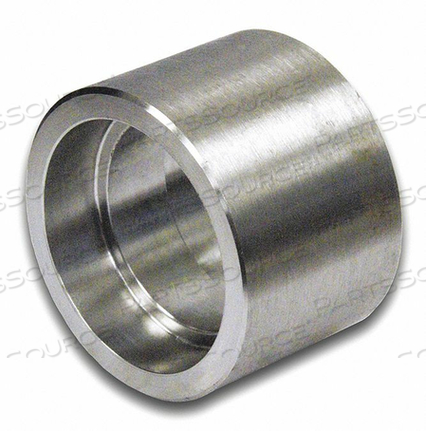 COUPLING, 304/304L STAINLESS STEEL, 1/2 IN X 1/2 IN FITTING PIPE SIZE, FEMALE X FEMALE, CLASS 3000 by Penn Machine Works