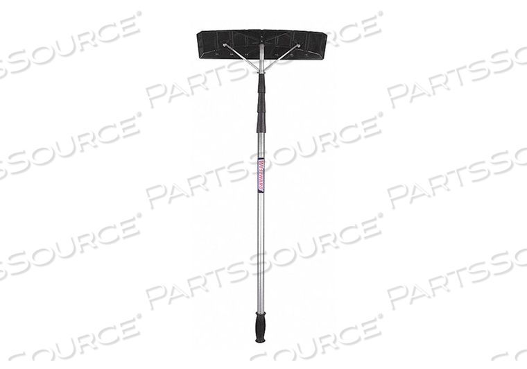 SNOW ROOF RAKE, BLADE MATERIAL PLASTIC, BLADE WIDTH 6 IN, BLADE HEIGHT 2 3/8 IN, HANDLE LENGTH 16 FT, HANDLE TYPE TELESCOPING, HANDLE MATERI by Westward