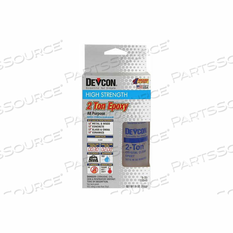 2 TON EPOXY, 2-4.5 OZ. BOTTLES by Devcon 2 TON EPOXY, 2-4.5 OZ. BOTTLES by Devcon