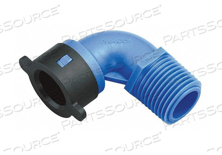 ELBOW 1/2 IN MIPT 80 PSI by Hydrorain