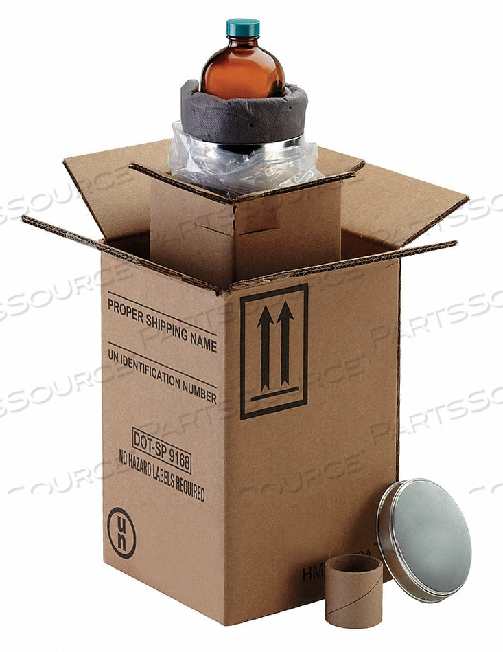 HAZMAT SHIPPING KIT 4 OZ BOTTLE PK4 by Berlin