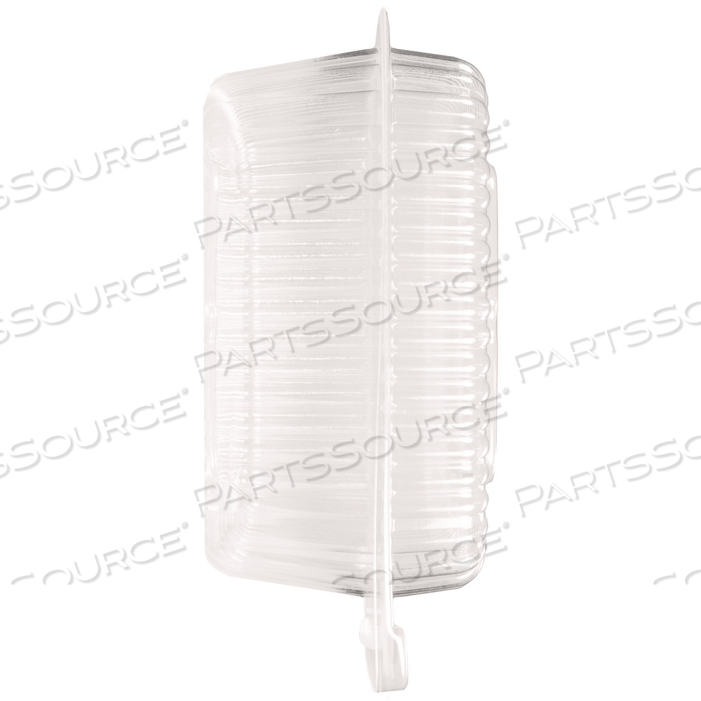 HANDI-LOCK SINGLE COMPARTMENT FOOD CONTAINER, 46 OZ, 8 X 3 X 8.87, CLEAR, PLASTIC by HFA
