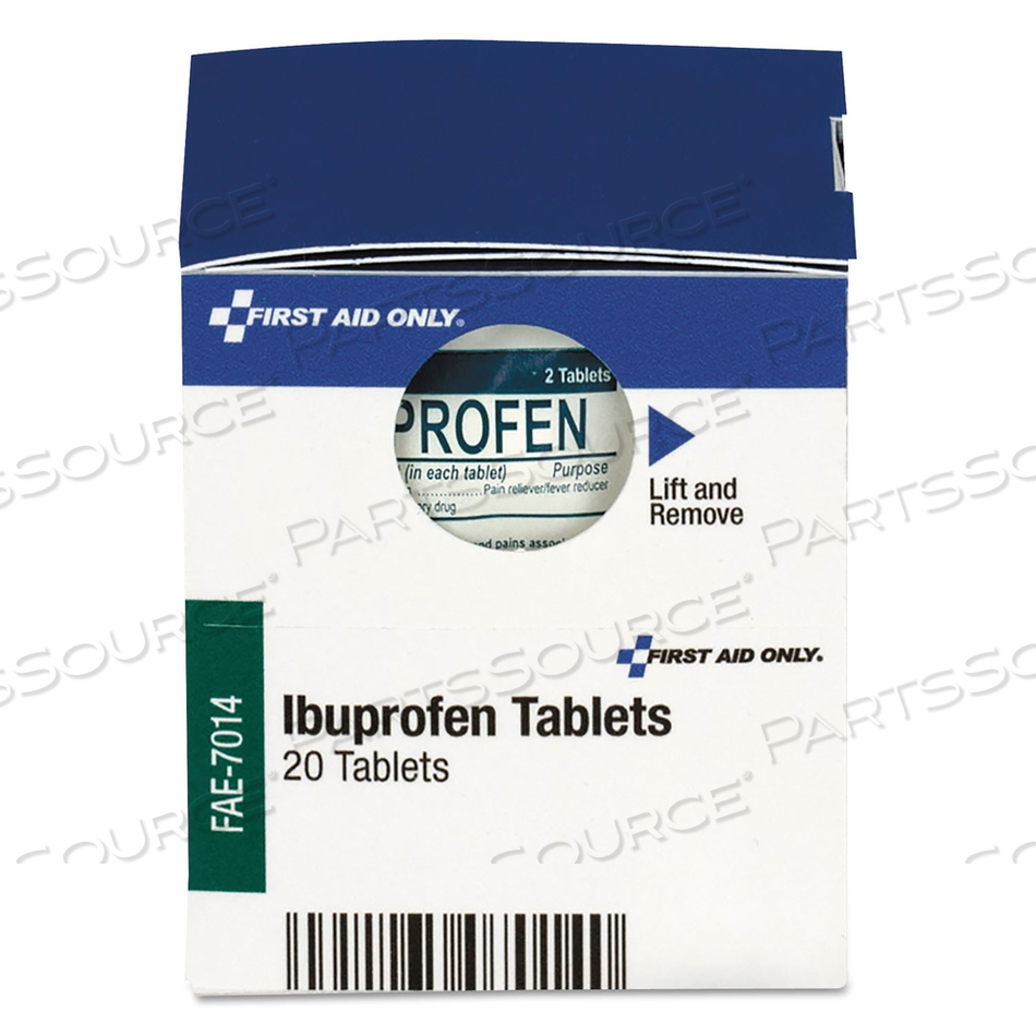 PAIN RELIEF TABLET PK20 by First Aid Only