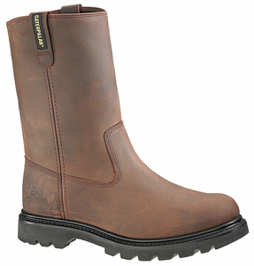 WELLINGTON BOOT 9 M BROWN STEEL PR by CAT