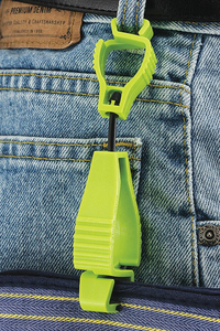 GLOVE GUARD CLIP LIME GREEN BLANK by Glove Guard