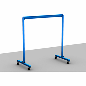 FIXED HEIGHT STEEL GANTRY CRANE, 10'W X 10'H, 2000 LB. CAPACITY by Gorbel, Inc. FIXED HEIGHT STEEL GANTRY CRANE, 10'W X 10'H, 2000 LB. CAPACITY by Gorbel, Inc.