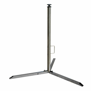 ROOFZONE TRI-LEG FOLDING WARNING LINE SYSTEM - 3 LEG (4 STANCHIONS AND FLAG) by Tie Down, Inc.