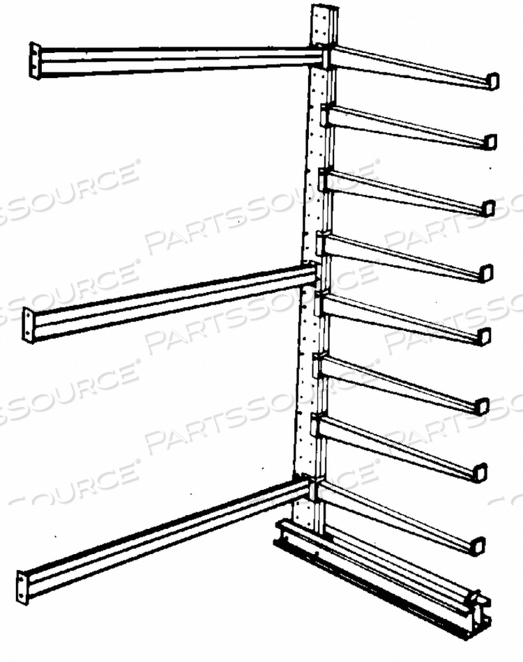 CANTILEVER RACK ADD-ON 12 FT H by Jarke CANTILEVER RACK ADD-ON 12 FT H by Jarke