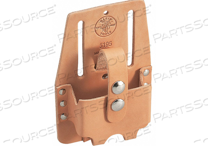 TOOL HOLDER, TOOL HOLDER, 4-1/2 INCH WIDTH, 7 INCH HEIGHT, LEATHER MATERIAL, 2-1/2 INCH BELT WIDTH, PACKAGING QTY- SOLD 1 EACH by Klein Tools TOOL HOLDER, TOOL HOLDER, 4-1/2 INCH WIDTH, 7 INCH HEIGHT, LEATHER MATERIAL, 2-1/2 INCH BELT WIDTH, PACKAGING QTY- SOLD 1 EACH by Klein Tools