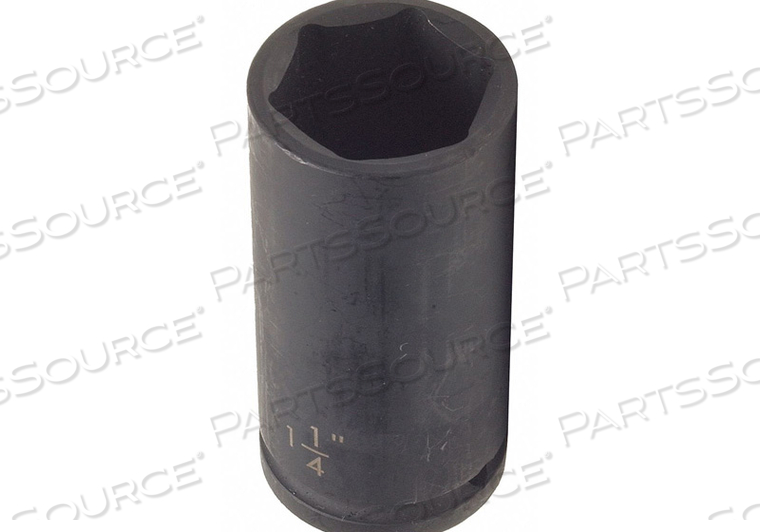 IMPACT SOCKET, SOCKET SIZE 1 1/16 IN, SOCKET SHAPE 6-POINT, DRIVE TYPE IMPACT, DRIVE SIZE 1/2 IN, COMPATIBLE FASTENER TYPE BOLTS, NO, ALLOY  by Westward